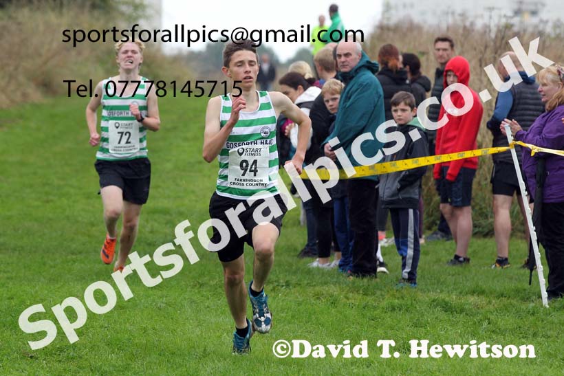 Mens and Womens under-17s, 2021 Farringdon Open Cross Country, Sunderland . Photo: David T. Hewitson/Sports for All Pics